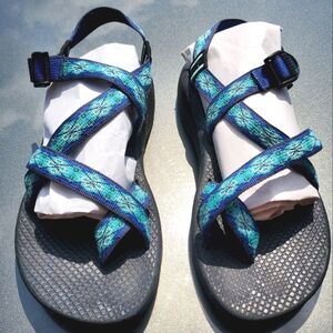 Chaco  women's Z clouud  2  sandals  blue black